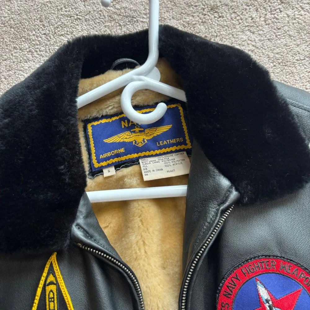 Navy Airborne Leathers navy airborne